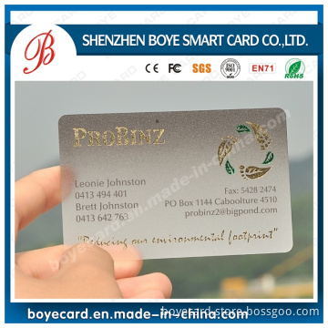 Silver Hot Stamping Tansperant VIP Card